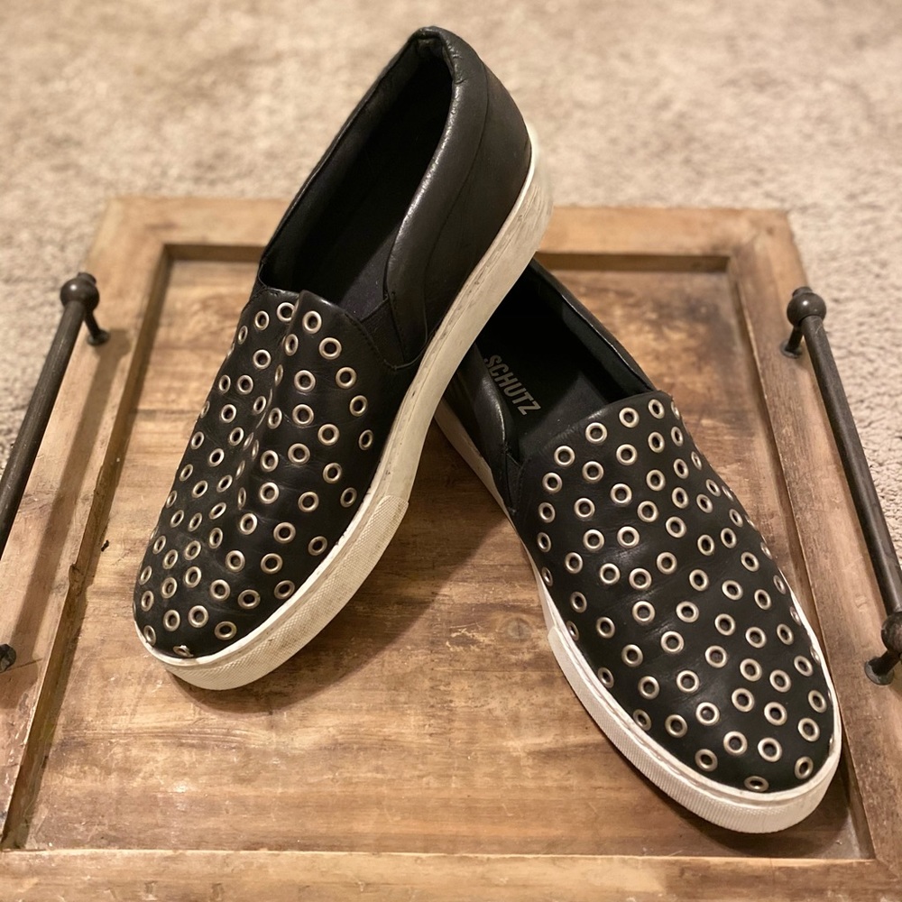 Schutz slip on shoes